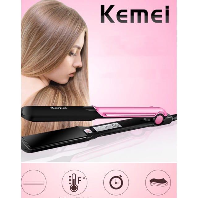Hair straightener curling iron