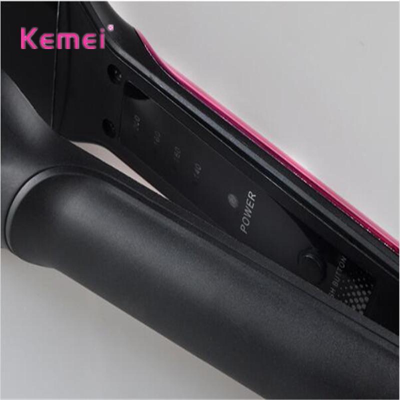 Hair straightener curling iron