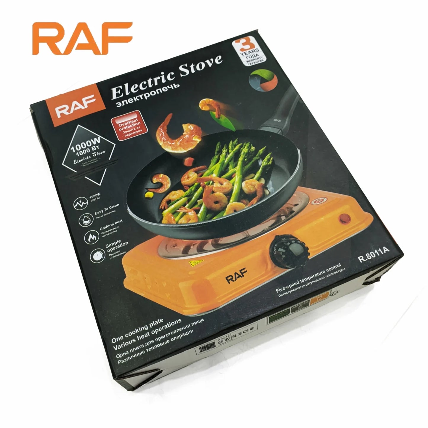 Electric stove and hot plate